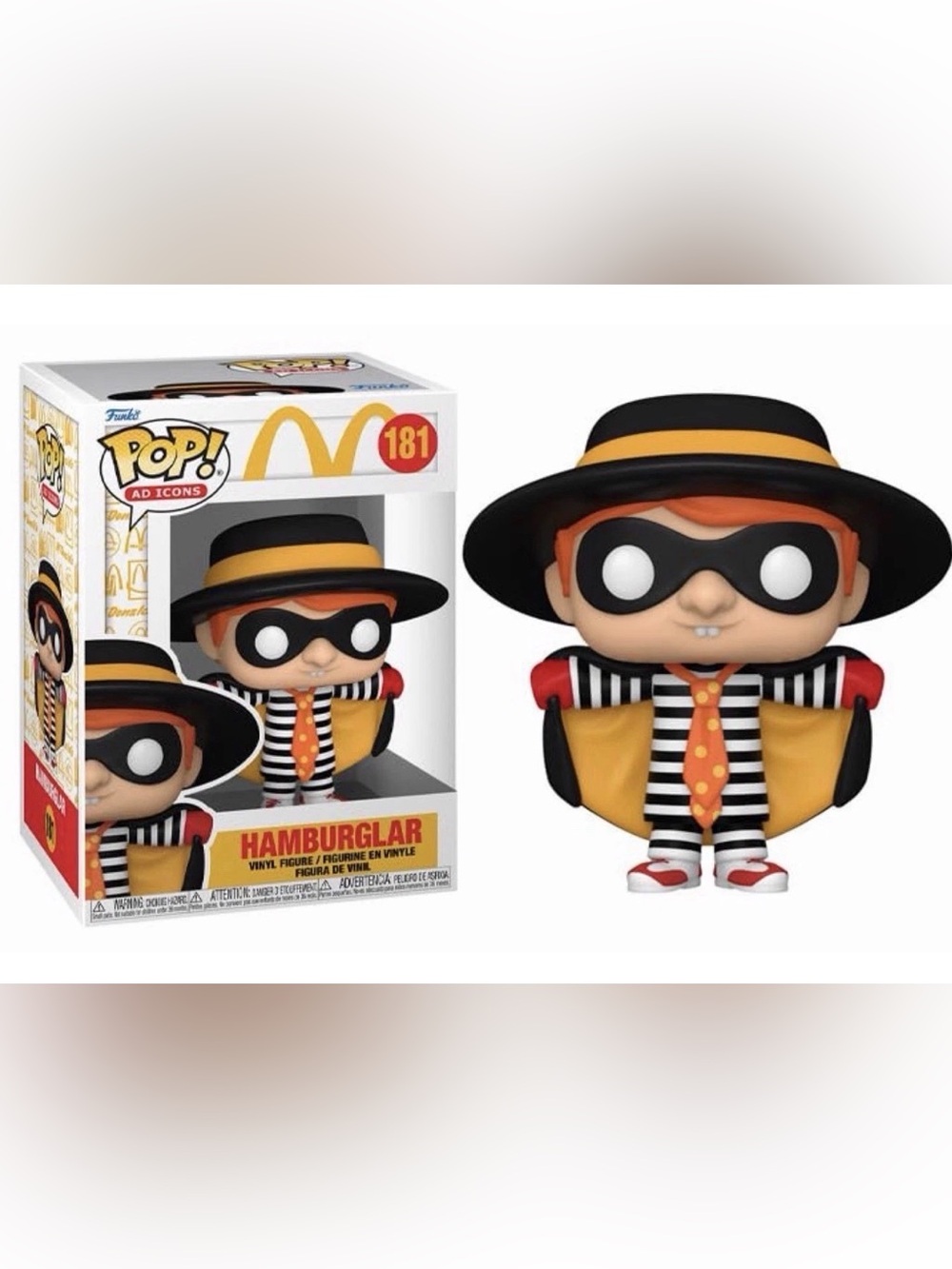 Funko Pop! Ad Icons 181 McDonald's Hamburglar Pop McDonalds